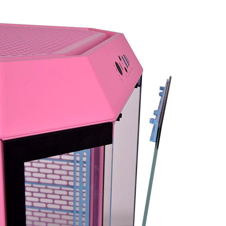 Caja Pc Thermaltake The Tower 300 Bubble Pink, Torre Rosa, Cristal Templado Ca-1y4-00sawn-00