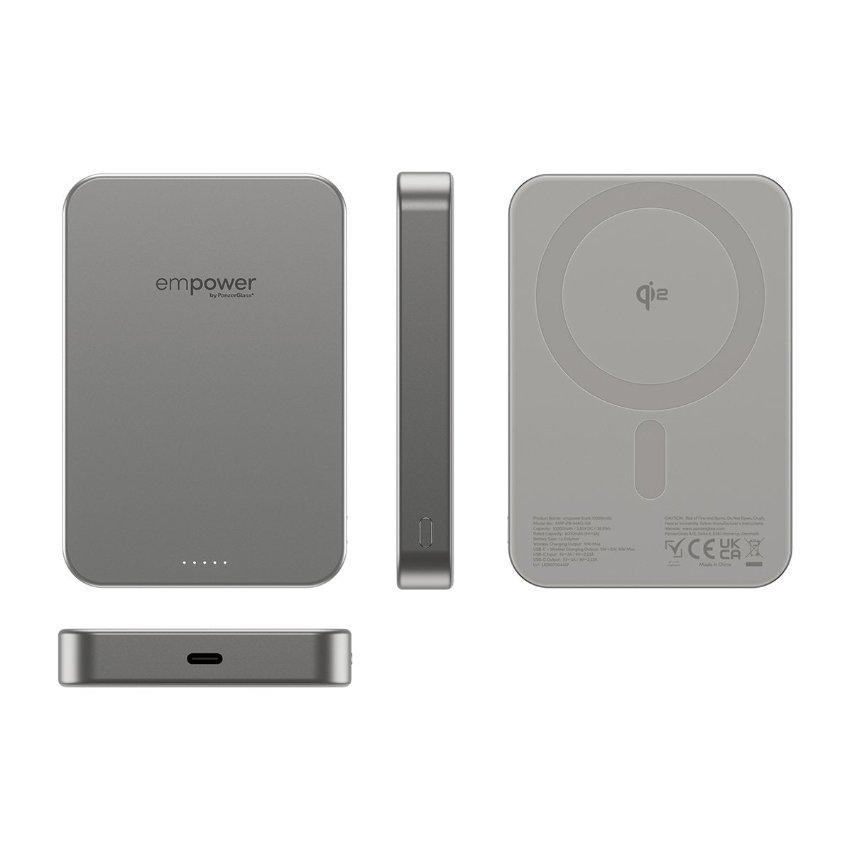 EAN 5715685028380 - PanzerGlass empower™ by ® empower™ Bank | 10000mAh | Titanium imagen 5