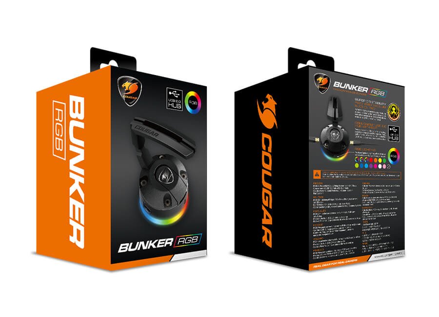 Cougar Gaming Bunker Rgb Ratón Mouse Bungee