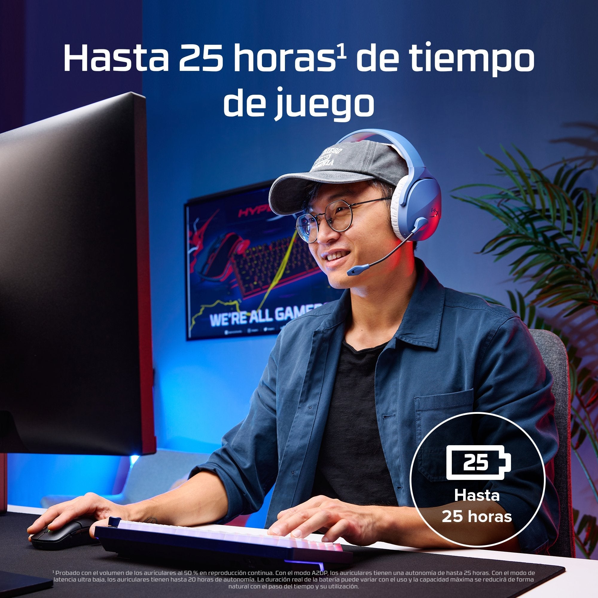 EAN 0198701202189 - HyperX Cloud Jet Wireless Black Gaming Headset Inalámbrico Diadema Juego USB tipo A Bluetooth imagen 2