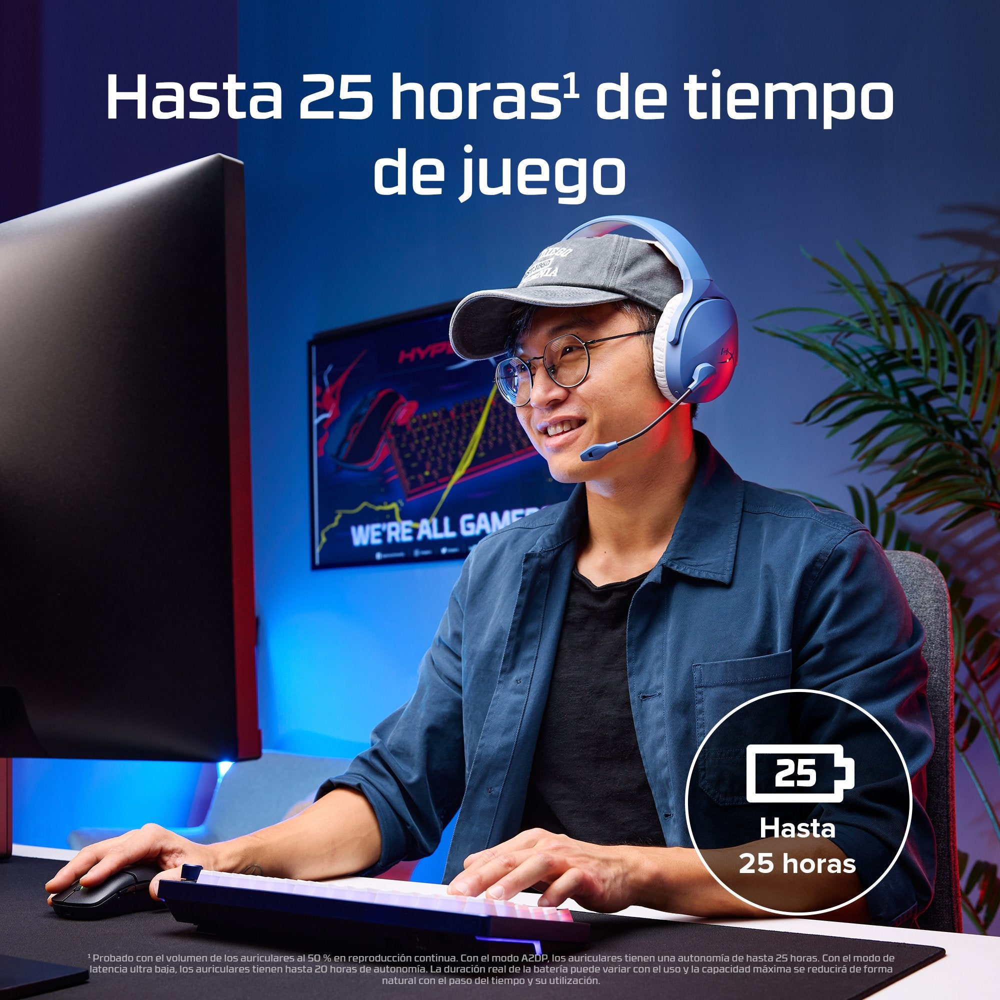 EAN 0198701202189 - HyperX Cloud Jet Wireless Black Gaming Headset Inalámbrico Diadema Juego USB tipo A Bluetooth imagen 5
