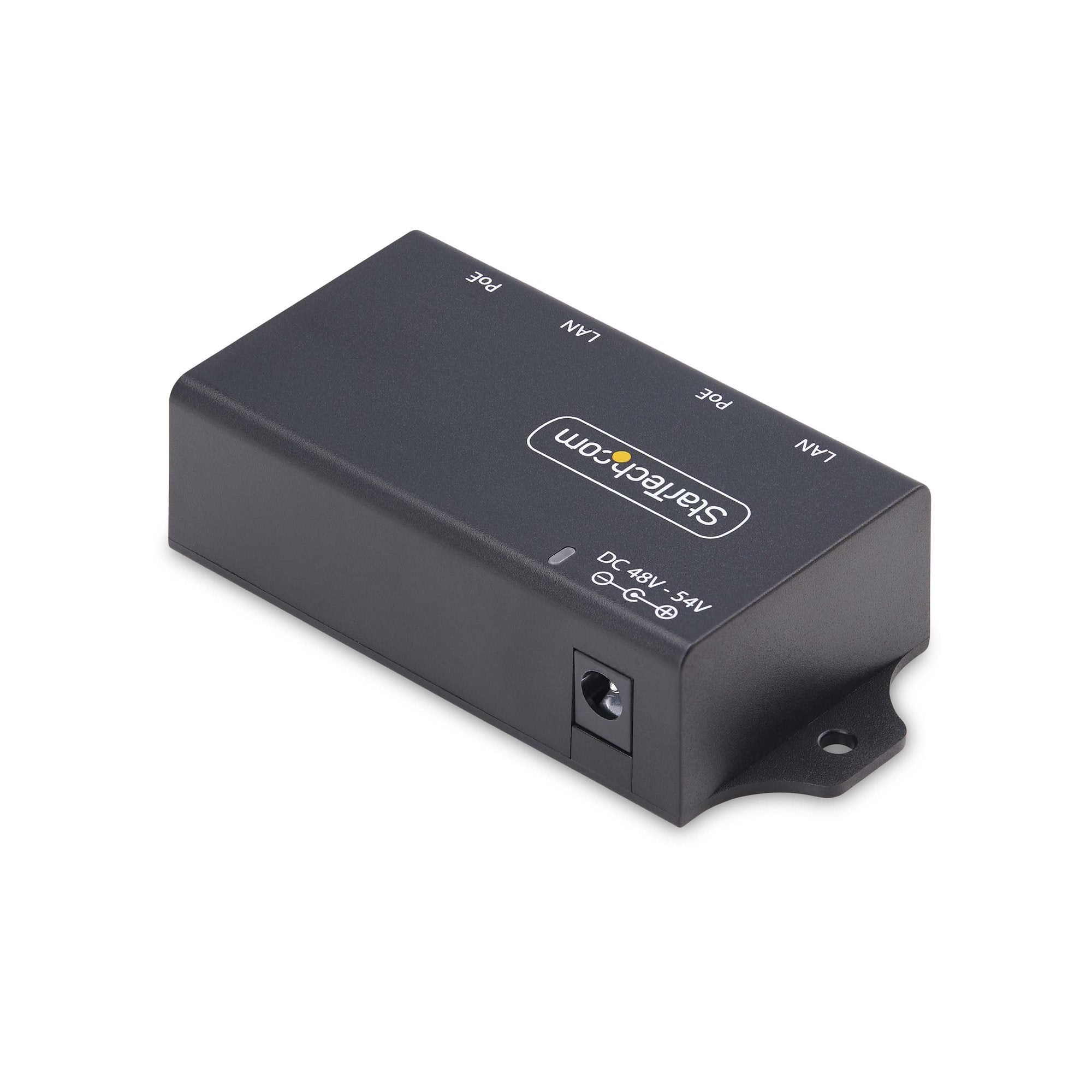 Startech.Com 2-Port Gigabit Poe+ Injector, Poe/Poe+ (802.3af/802.3at) 30w - Power Injector - Unverwaltet Inline - 30 Wat