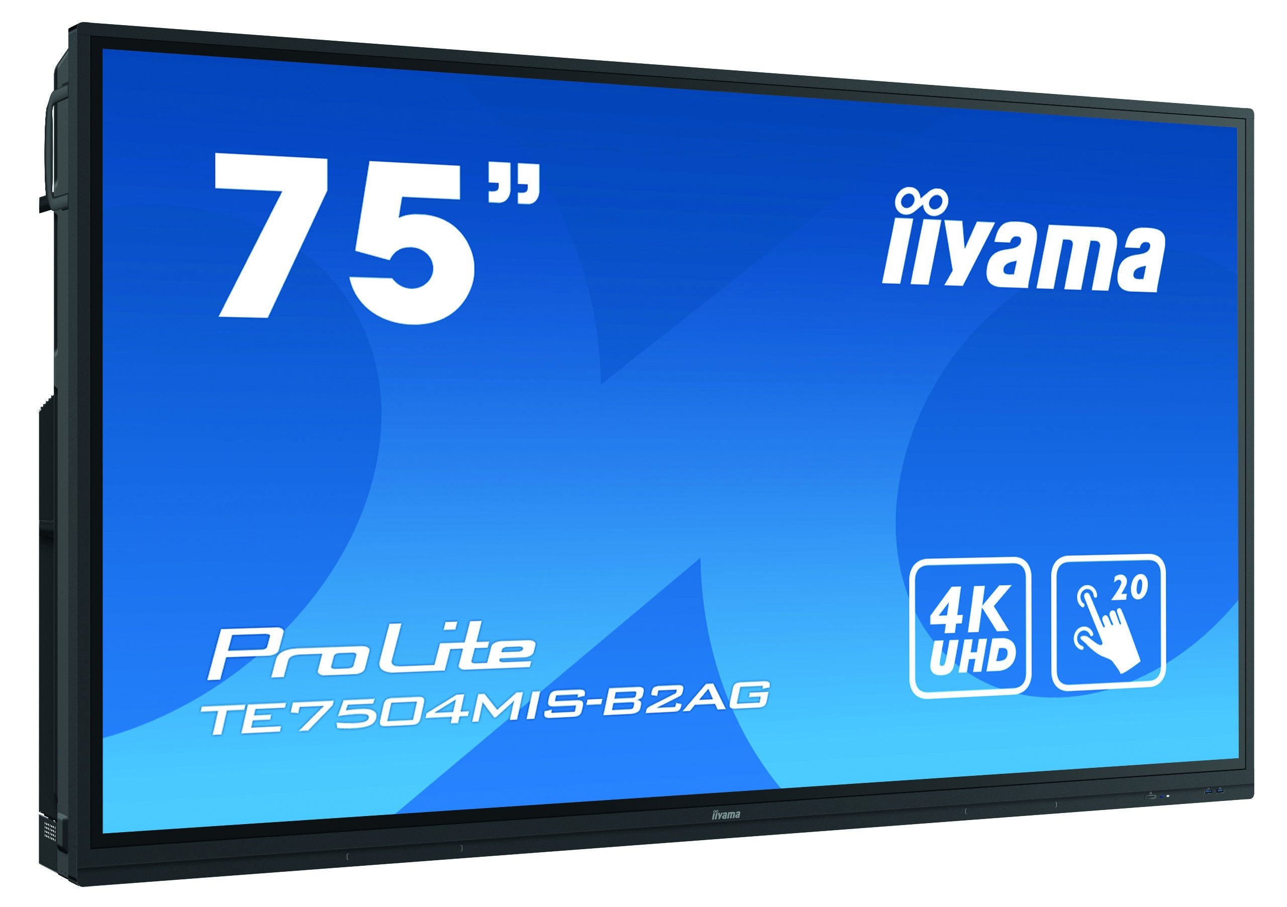 Iiyama Te7504mis-B2ag Pantalla De Señalización Panel Plano Interactivo 190,5 Cm (75") Ips Wifi 350 Cd / M² 4k Ultra Hd Negro Pantalla Táctil Procesador Incorporado Android