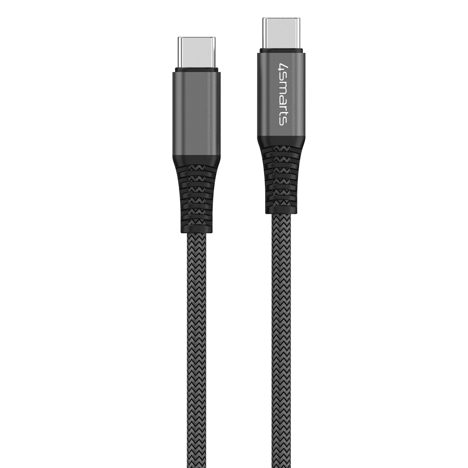4smarts Cable Usb-C -> Usb-C Premium 100w 1,5m Negro