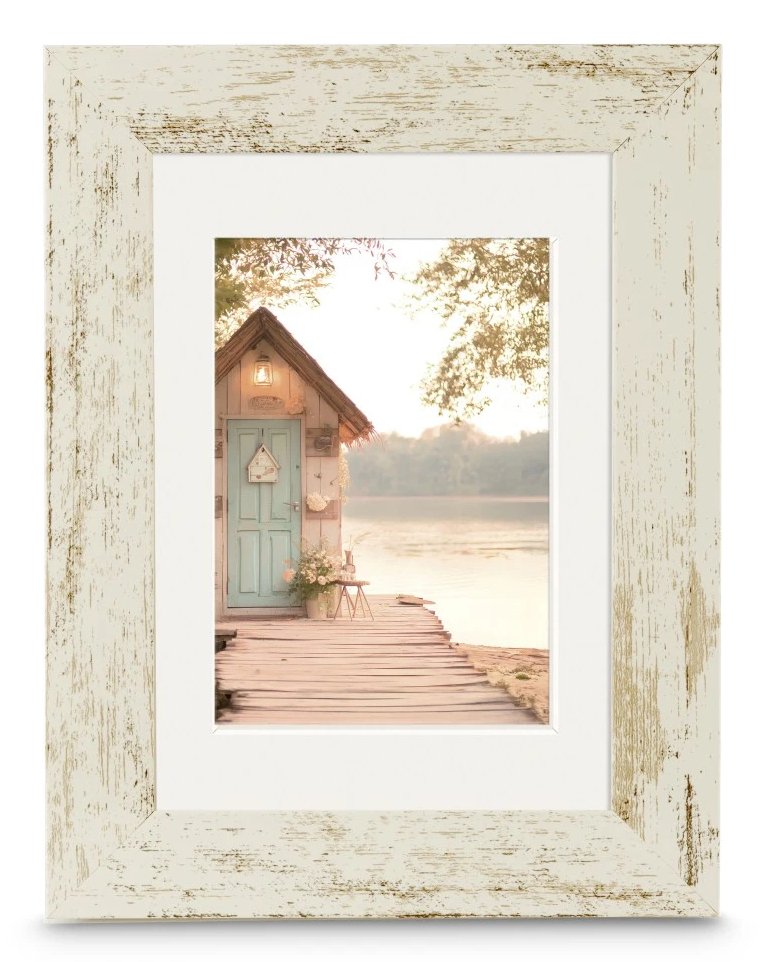 Hama Cottage Altweiss 13x18 Kunstst.Inkl.Passepartout 193344