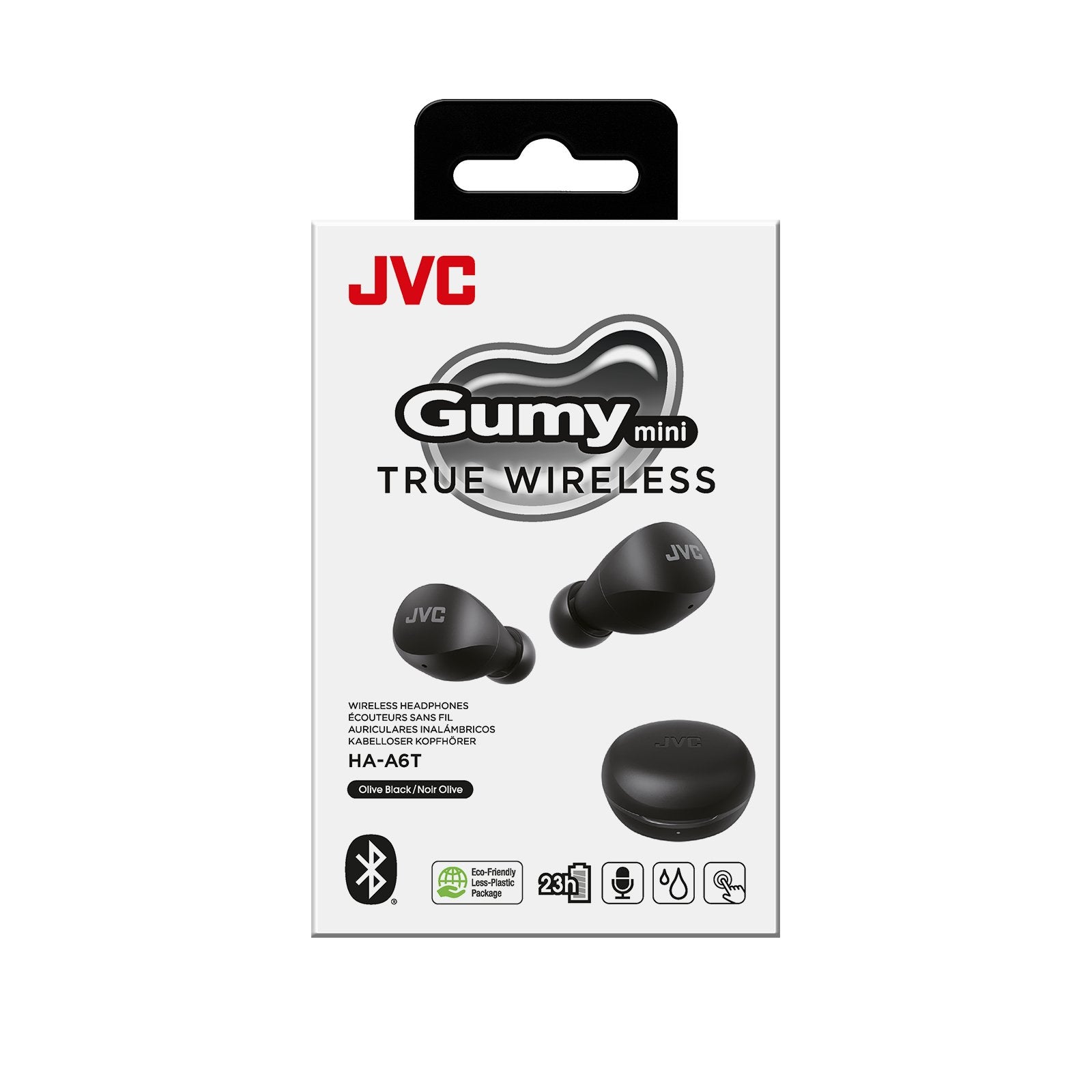 Jvc Ha-A6t Auriculares True Wireless Stereo (Tws) Dentro De Oído Llamadas/Música Bluetooth Negro