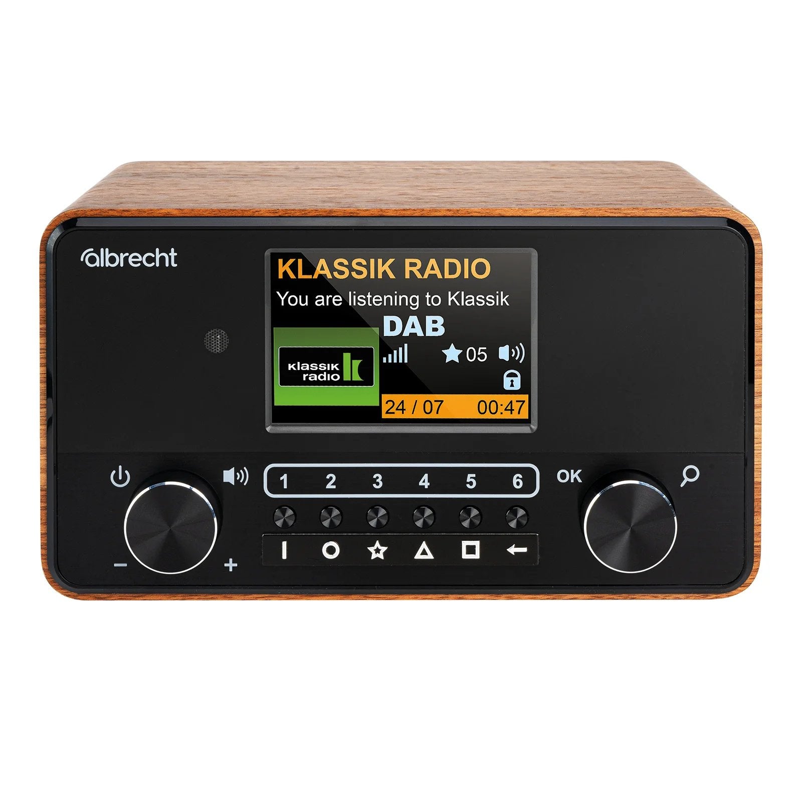 EAN 4032661278661 - Albrecht DR 866 Portátil Digital Negro, Madera imagen 2