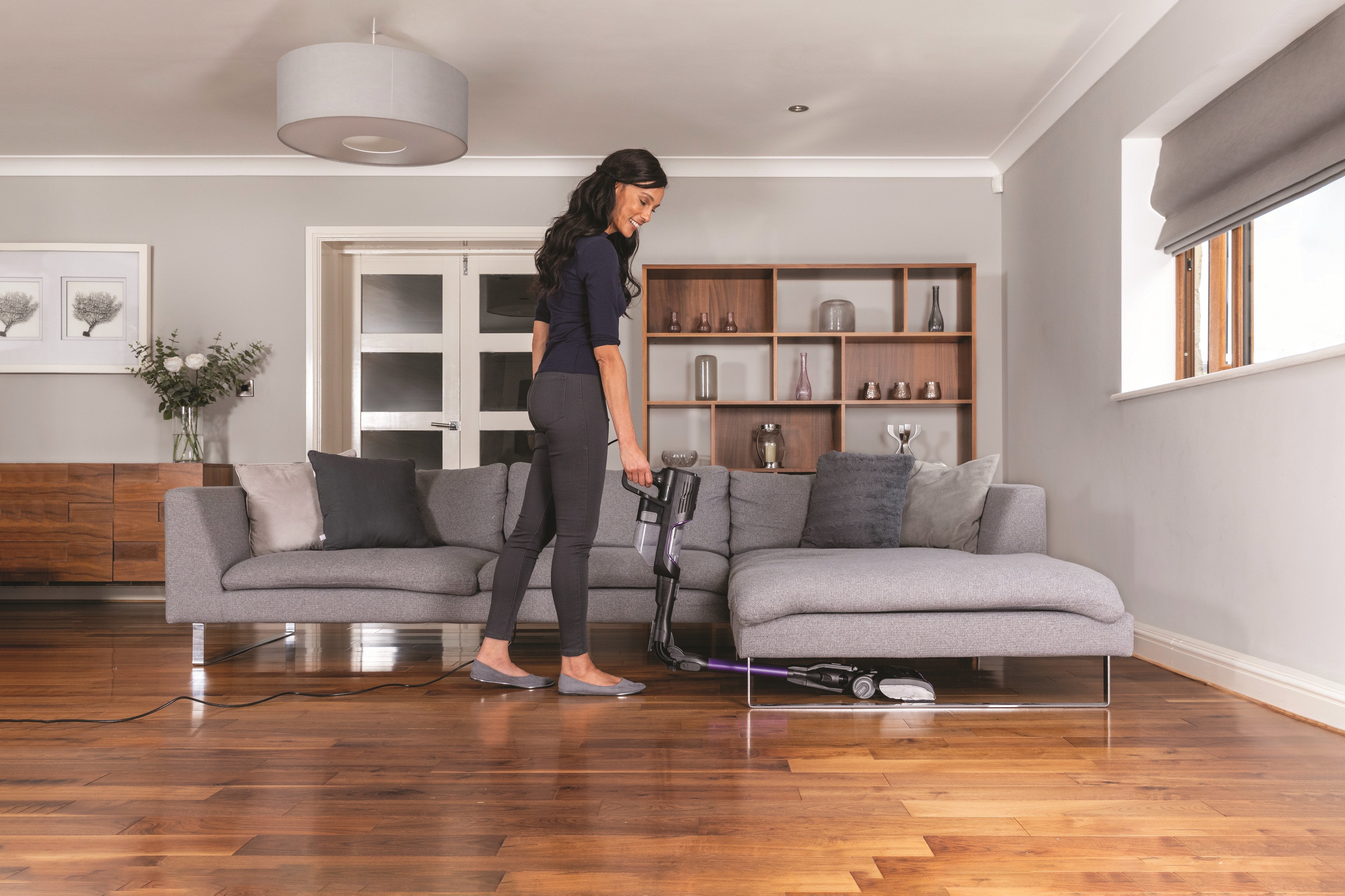 Shark Hz500eu Aspirador Broom Bagless 0.4 L 450 W Black, Purple