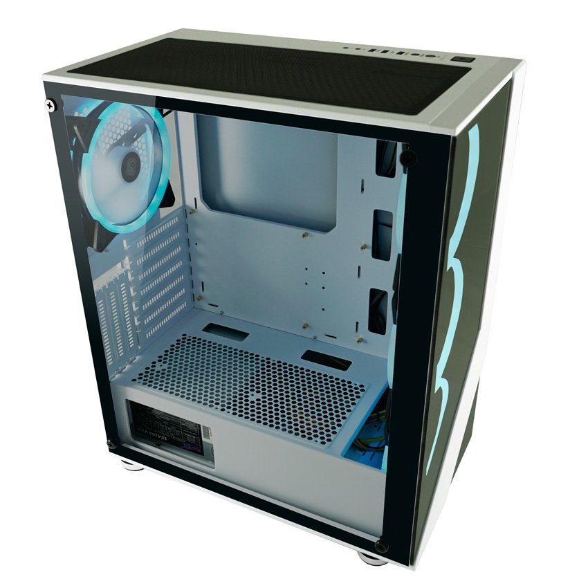 EAN 4260070129650 - LC-Power Gaming 803W Midi Tower Negro, Blanco imagen 6