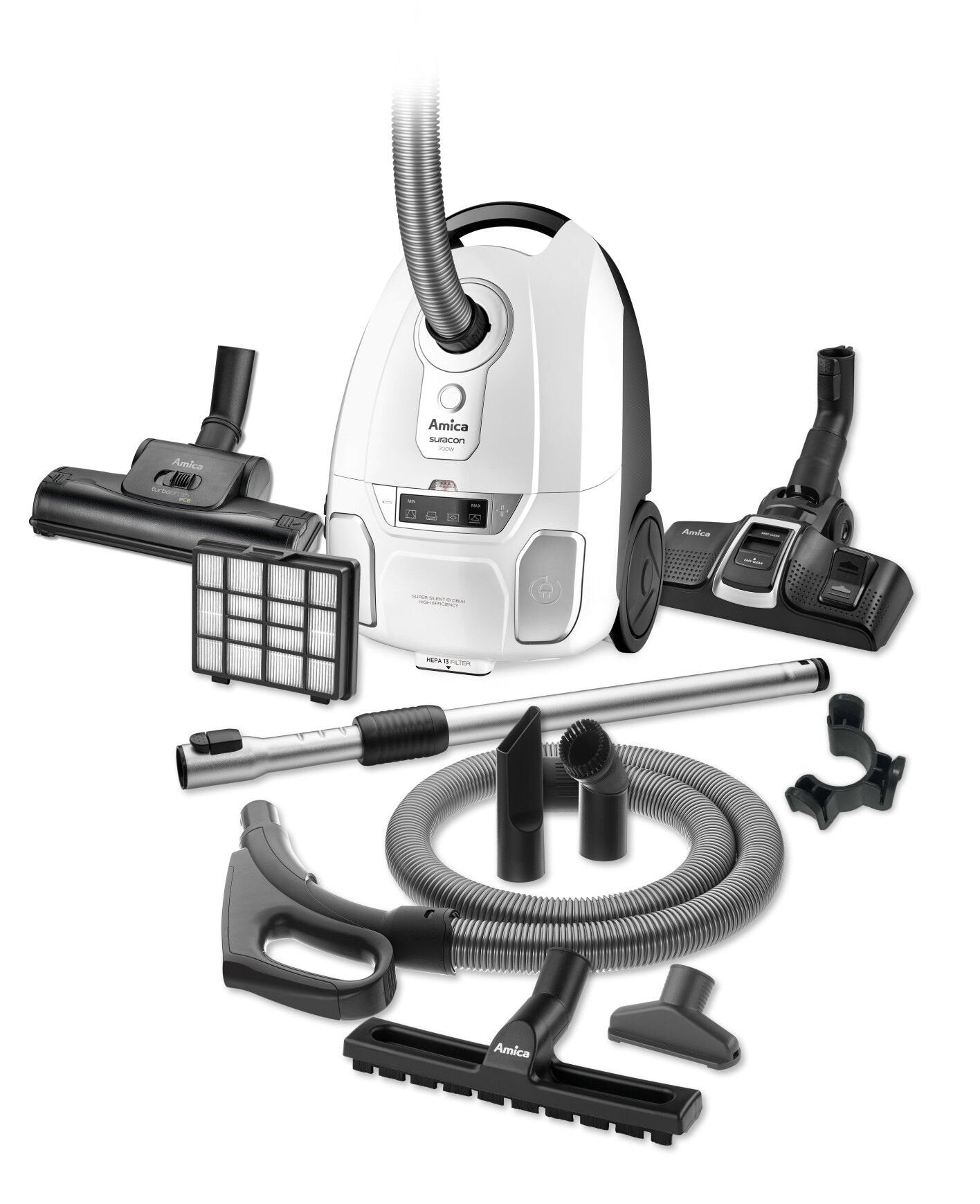 EAN 5906006904524 - Amica VM 7001 aspiradora 3 L Aspiradora cilíndrica Secar 700 W Bolsa para el polvo imagen 4