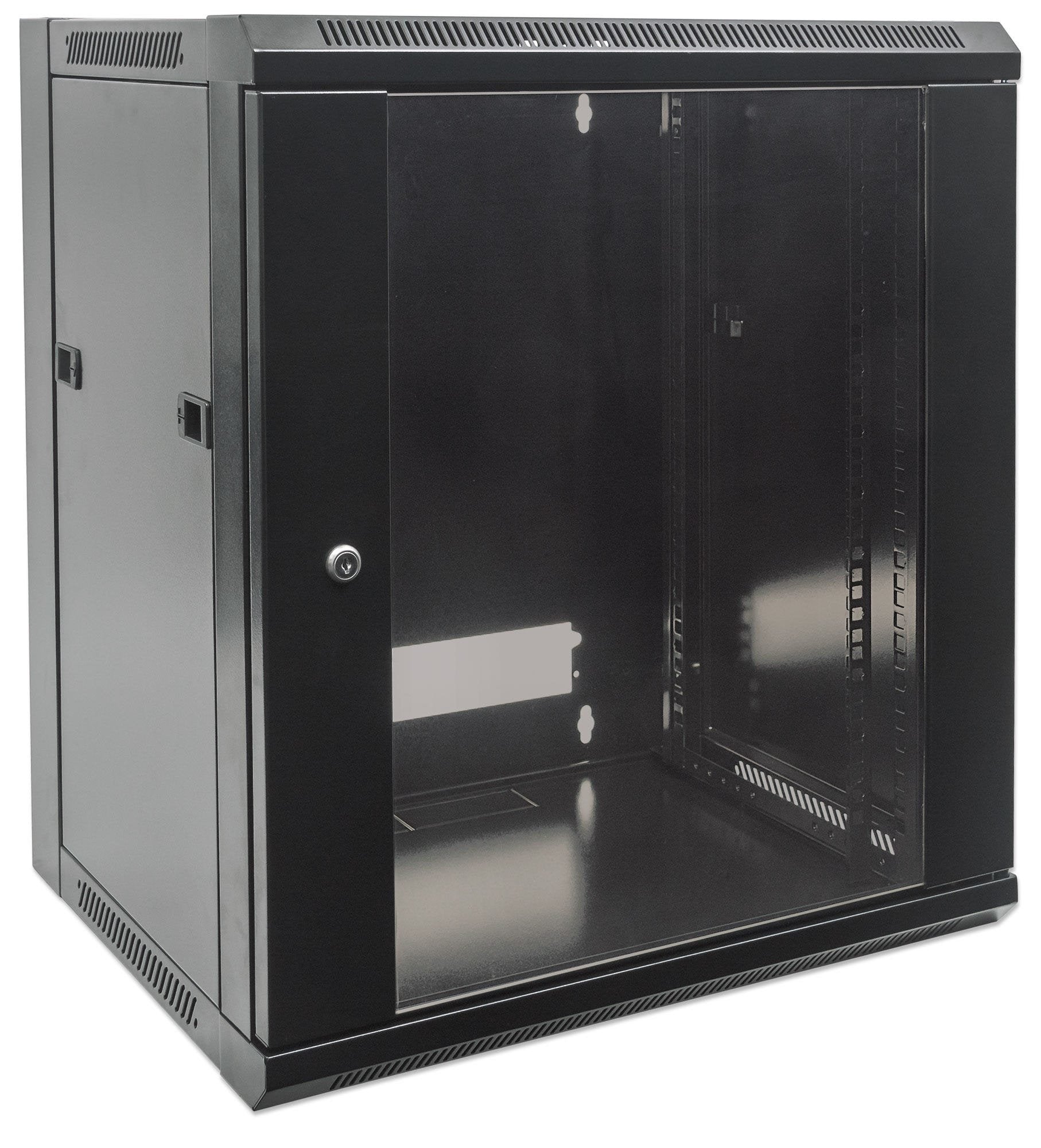 EAN 766623711777 - Intellinet 711777 armario rack 9U Bastidor de pared Negro imagen 2