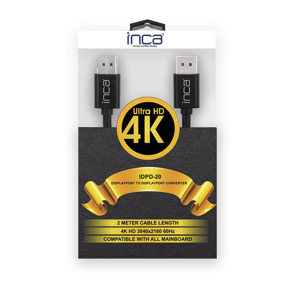 EAN 8681949010392 - Inca IDPD-20 cable DisplayPort 2 m Negro imagen 9