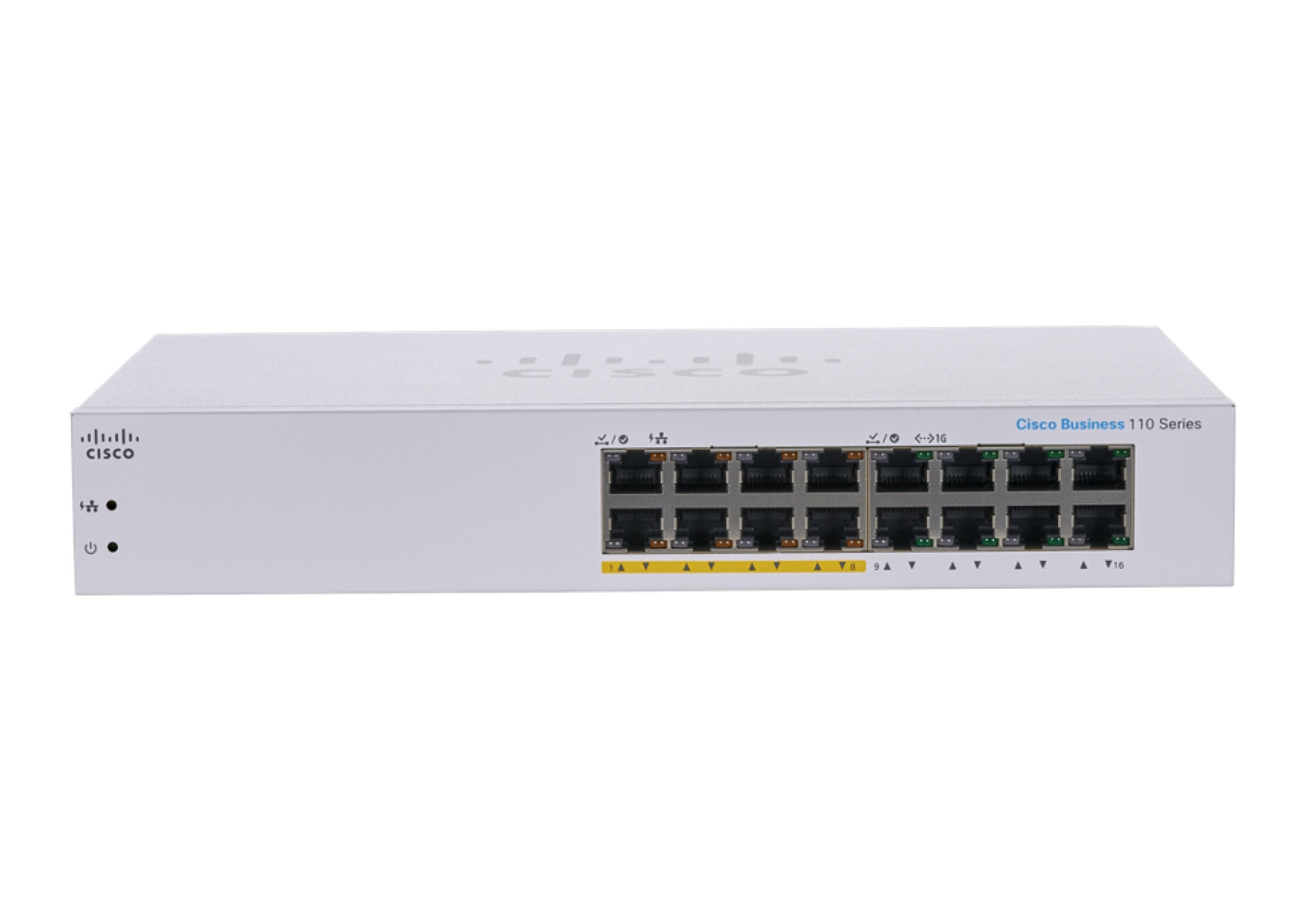 EAN 0889728326544 - Cisco CBS110 No administrado L2 Gigabit Ethernet (10/100/1000) Energía sobre Ethernet (PoE) Escritorio Gr imagen 2