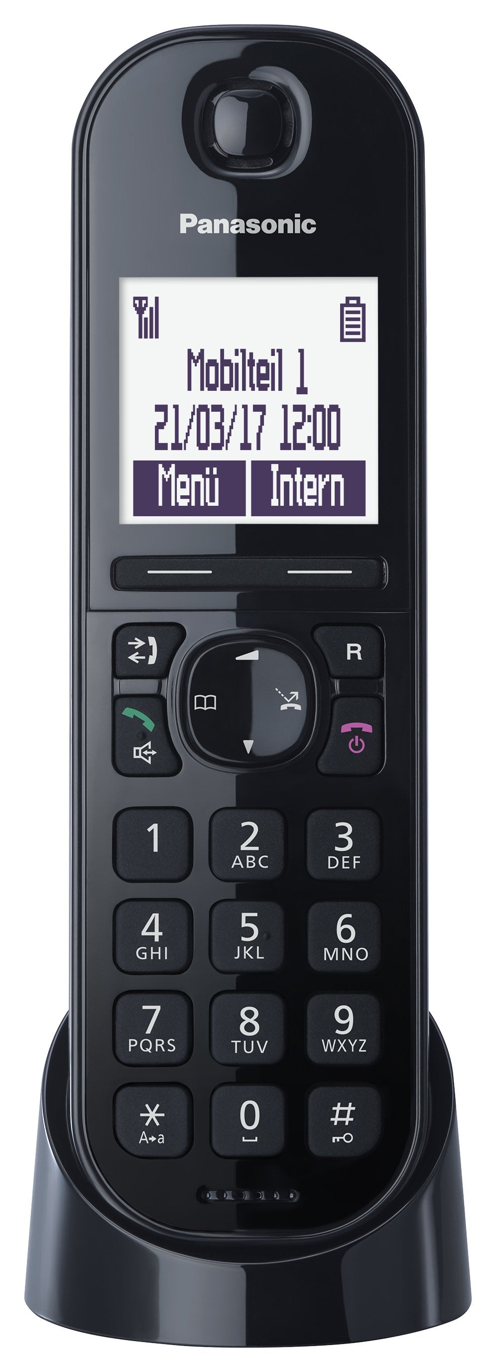 Teléfono Panasonic Kx-Tgq200gb Negro Cat-Iq 2.0