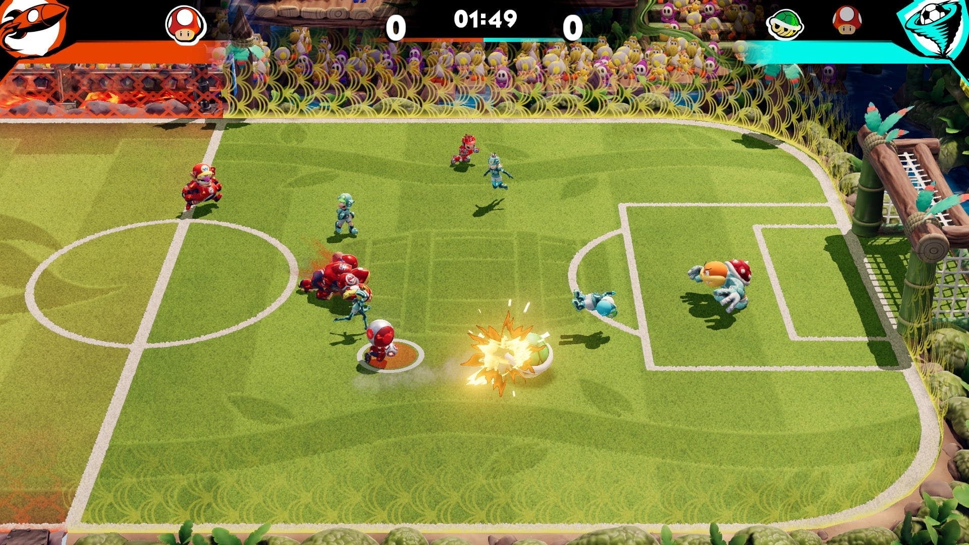Juego Para Consola Nintendo Switch Mario Strikers: Battle League Football