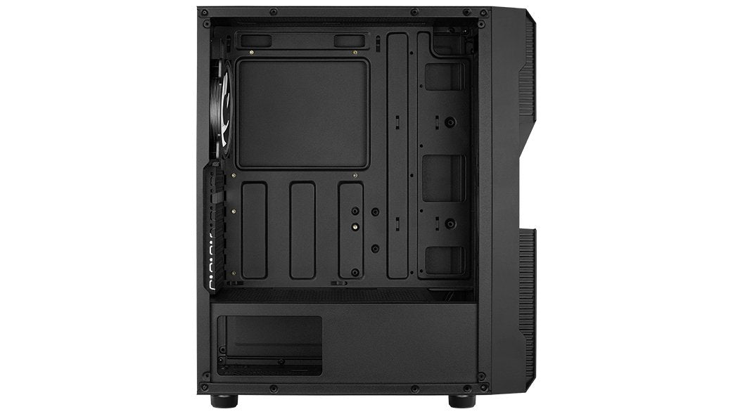 Caja Pc Aerocool Menace Saturn Frgb Midi Tower Negro