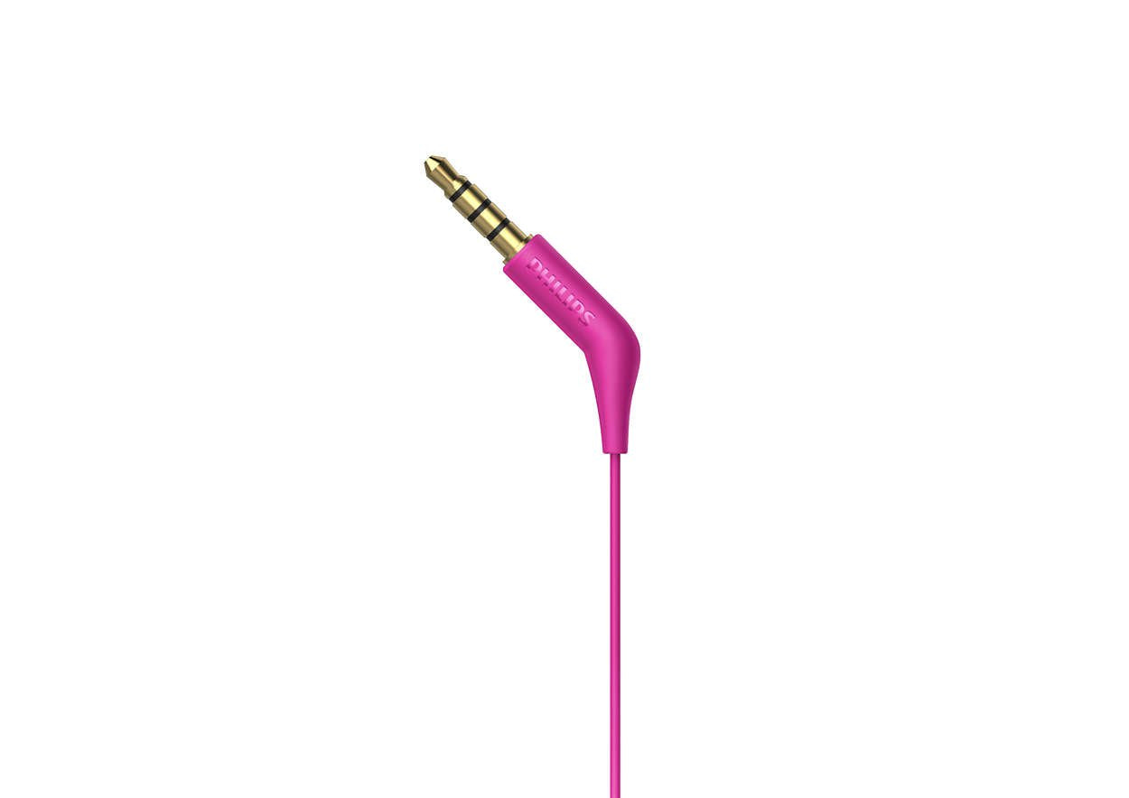 EAN 4895229111936 - Philips TAE1105PK/00 auricular y casco Auriculares Alámbrico Dentro de oído Llamadas/Música Rosa imagen 5