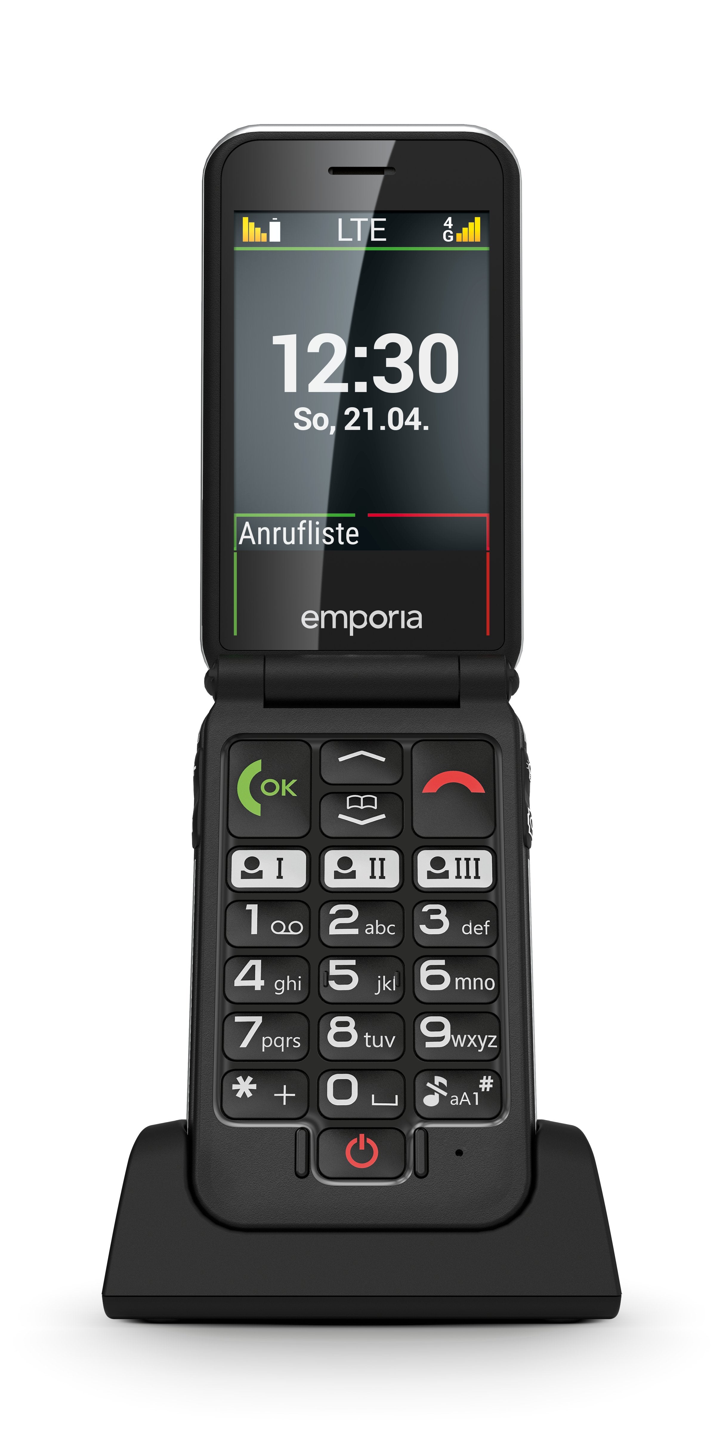 EAN 9005613168742 - Emporia emporiaJOY-LTE 7,11 cm (2.8") 115 g Negro Teléfono para personas mayores imagen 6