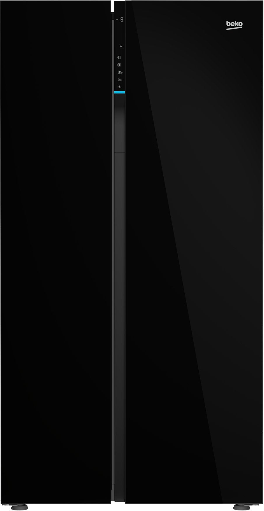 EAN 8690842380235 - Beko GN163140ZGBN nevera puerta lado a lado Independiente 558 L Negro imagen 1