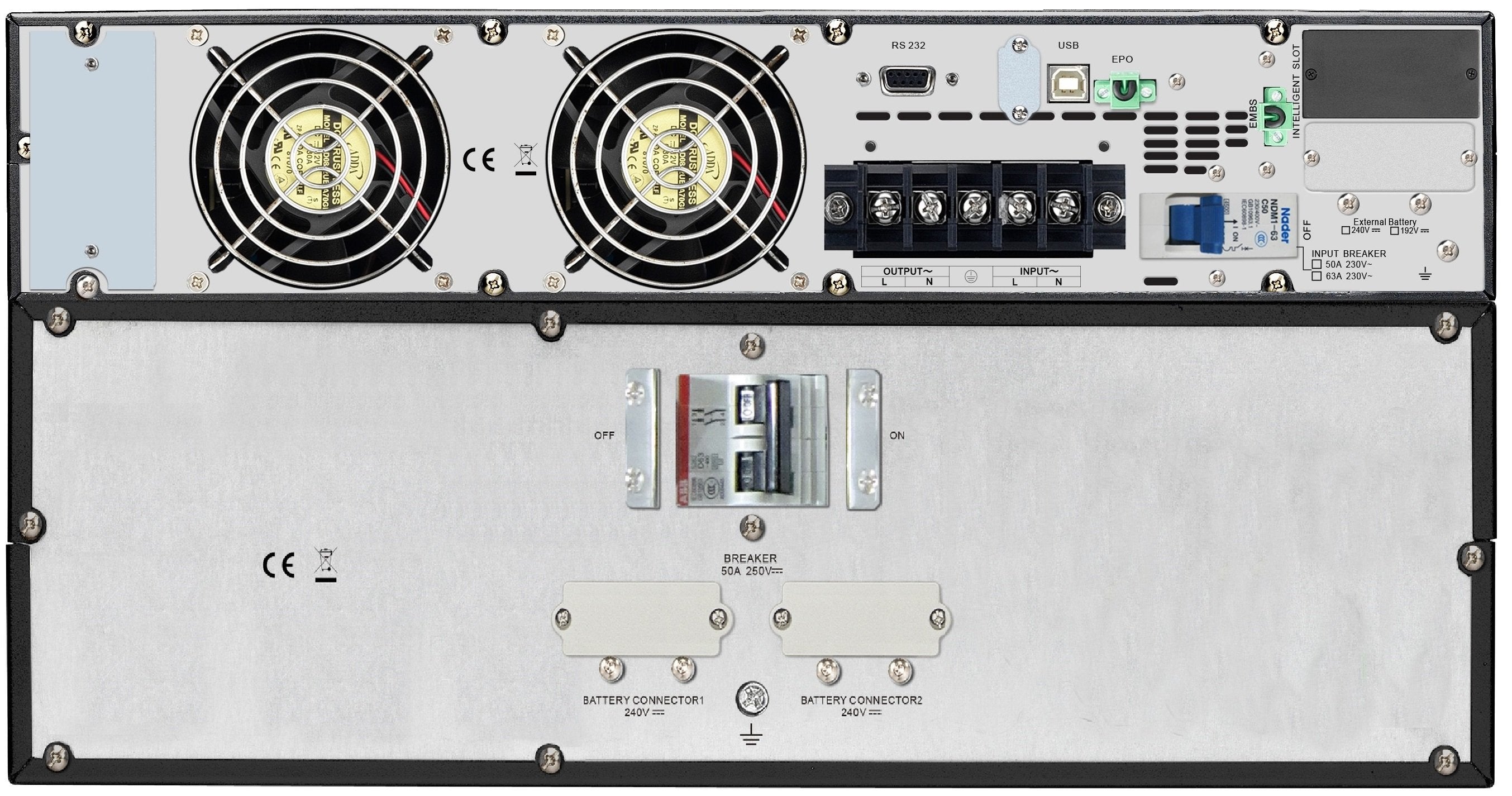 Easy Ups Srv Rm 6000va 230v