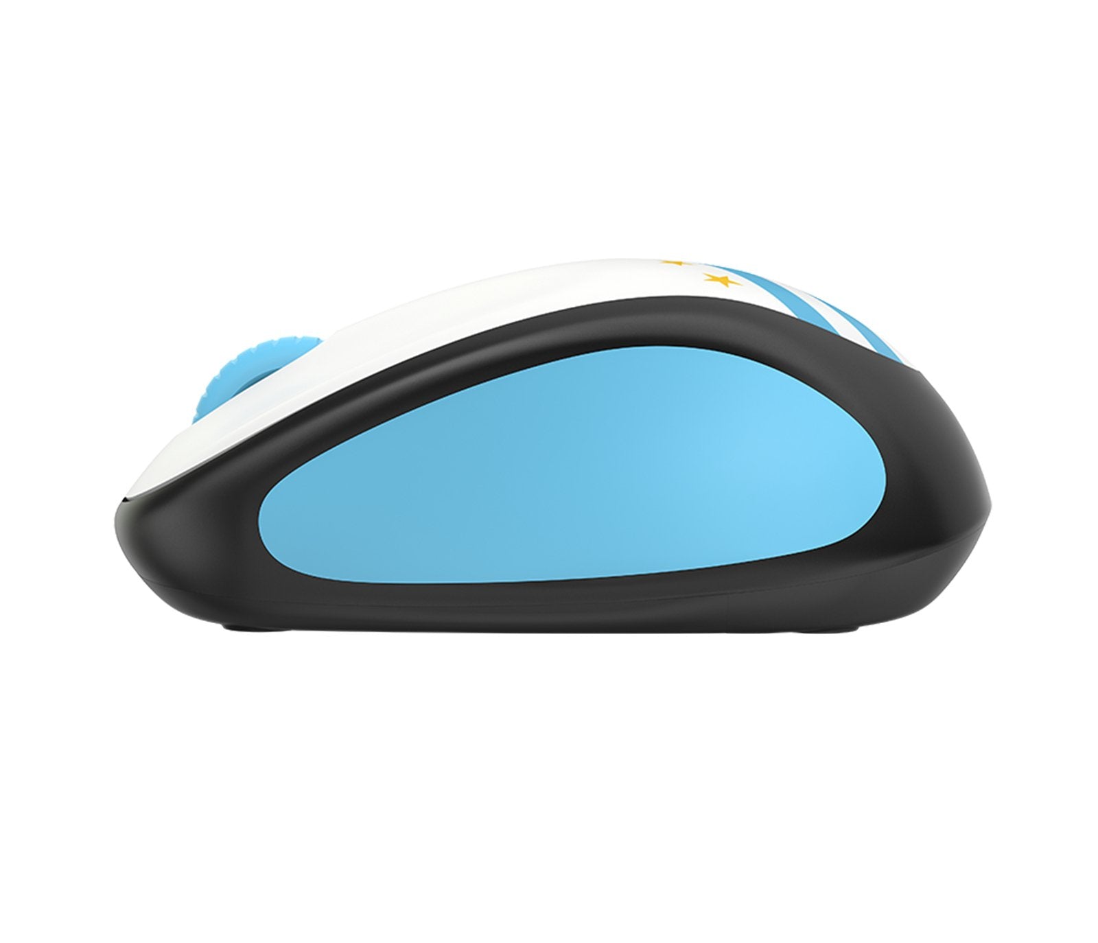 Logitech Raton Inalambrico M238 Fan Collection Argentina,Alcance 10 Metros,1000dpi,3 Botones,Receptor Usb,1xaa