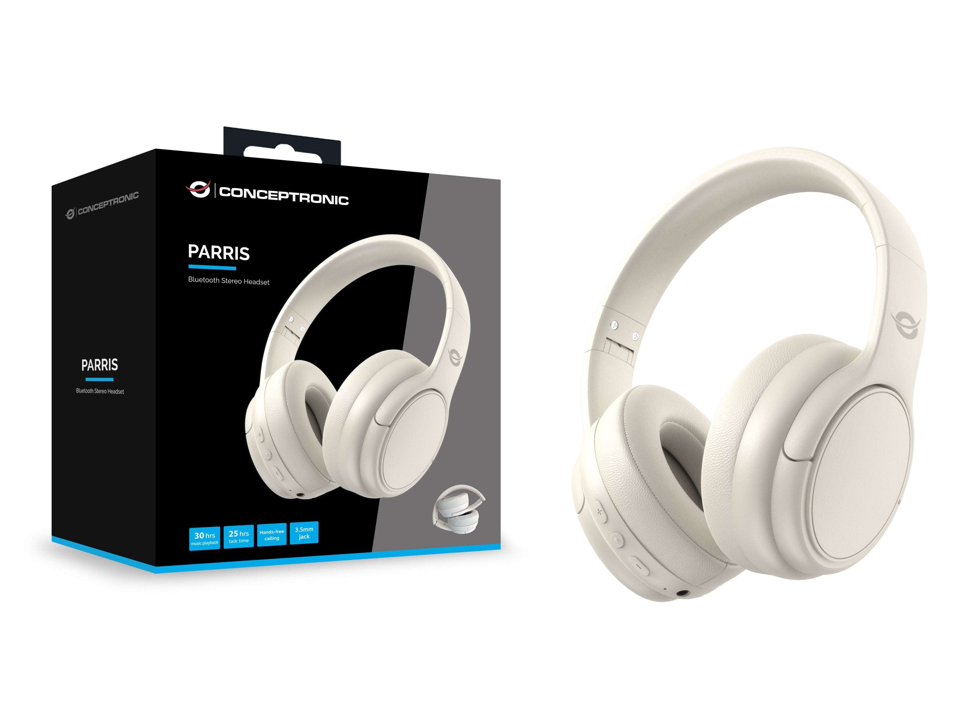 EAN 4015867238653 - Conceptronic PARRIS03C auricular y casco Auriculares Inalámbrico y alámbrico Diadema Música Bluetooth Cre imagen 3