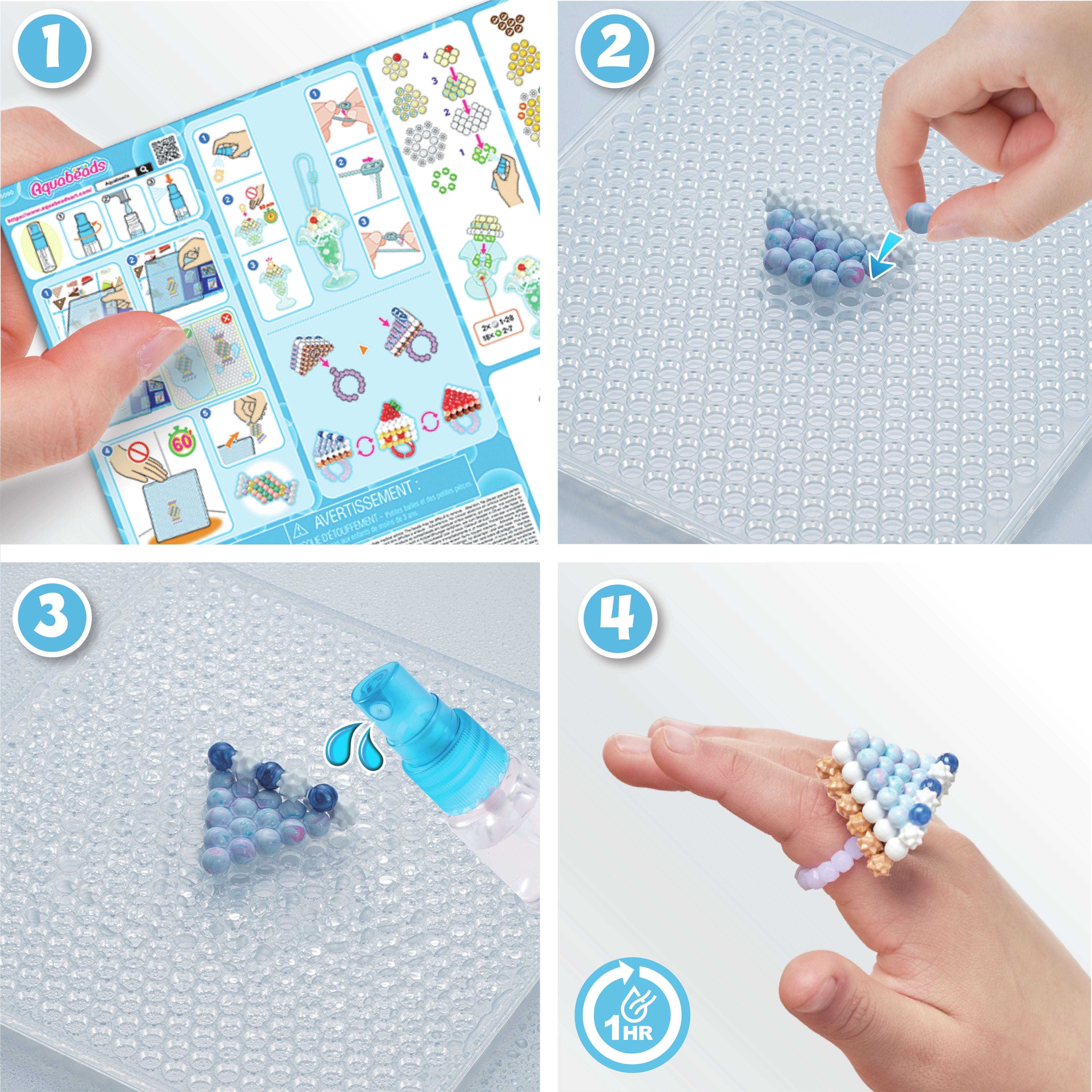 Epoch Aquabeads Süssigkeiten Colgante Bastelset 35090