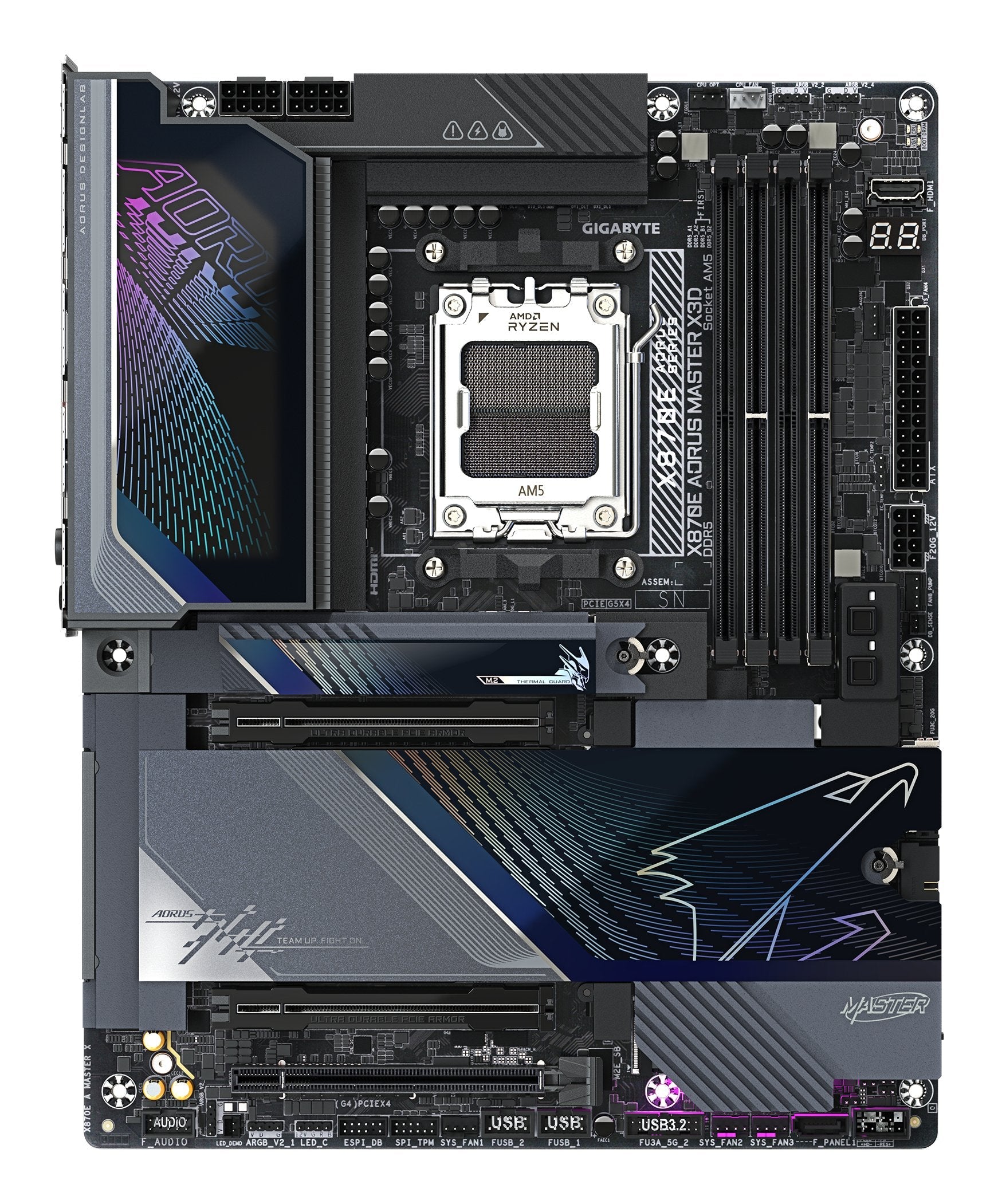 Gigabyte X870e Aorus Mamer X3d X870,Am5,Atx,Ddr5