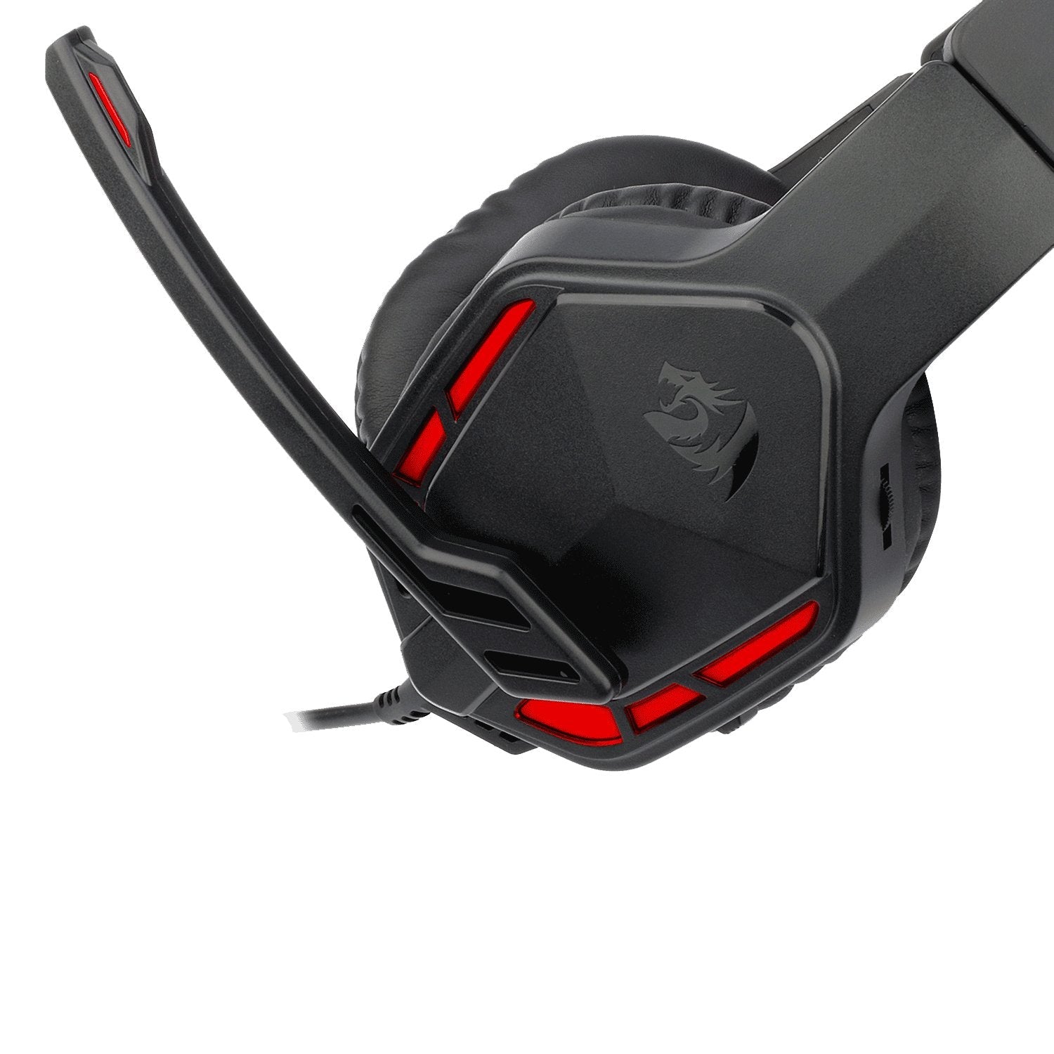 EAN 6950376776624 - REDRAGON H220-LED auricular y casco Auriculares Alámbrico Diadema Juego USB tipo A Negro, Rojo imagen 5