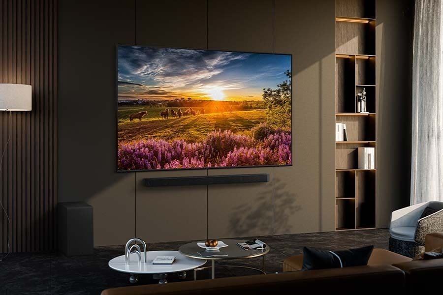 Televisor Samsung Qled Tq55q64dau 55' Ultra Hd 4k Smart Tv Wifi