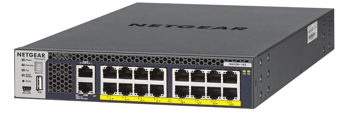 EAN 606449140989 - NETGEAR M4300-16X Gestionado L3 10G Ethernet (100/1000/10000) Energía sobre Ethernet (PoE) 1U Negro imagen 1