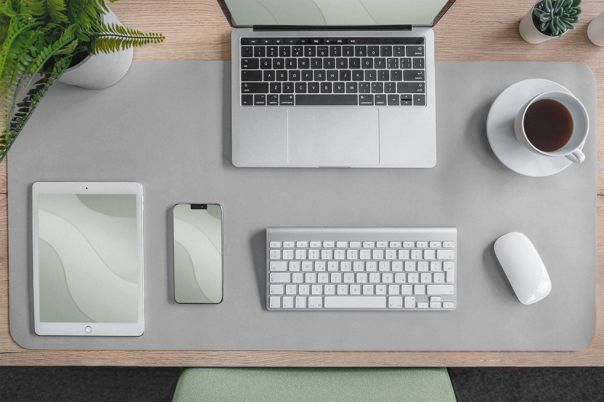 Alfombrilla Ratón Digitus (90x43 Cm), Gris Oscuro