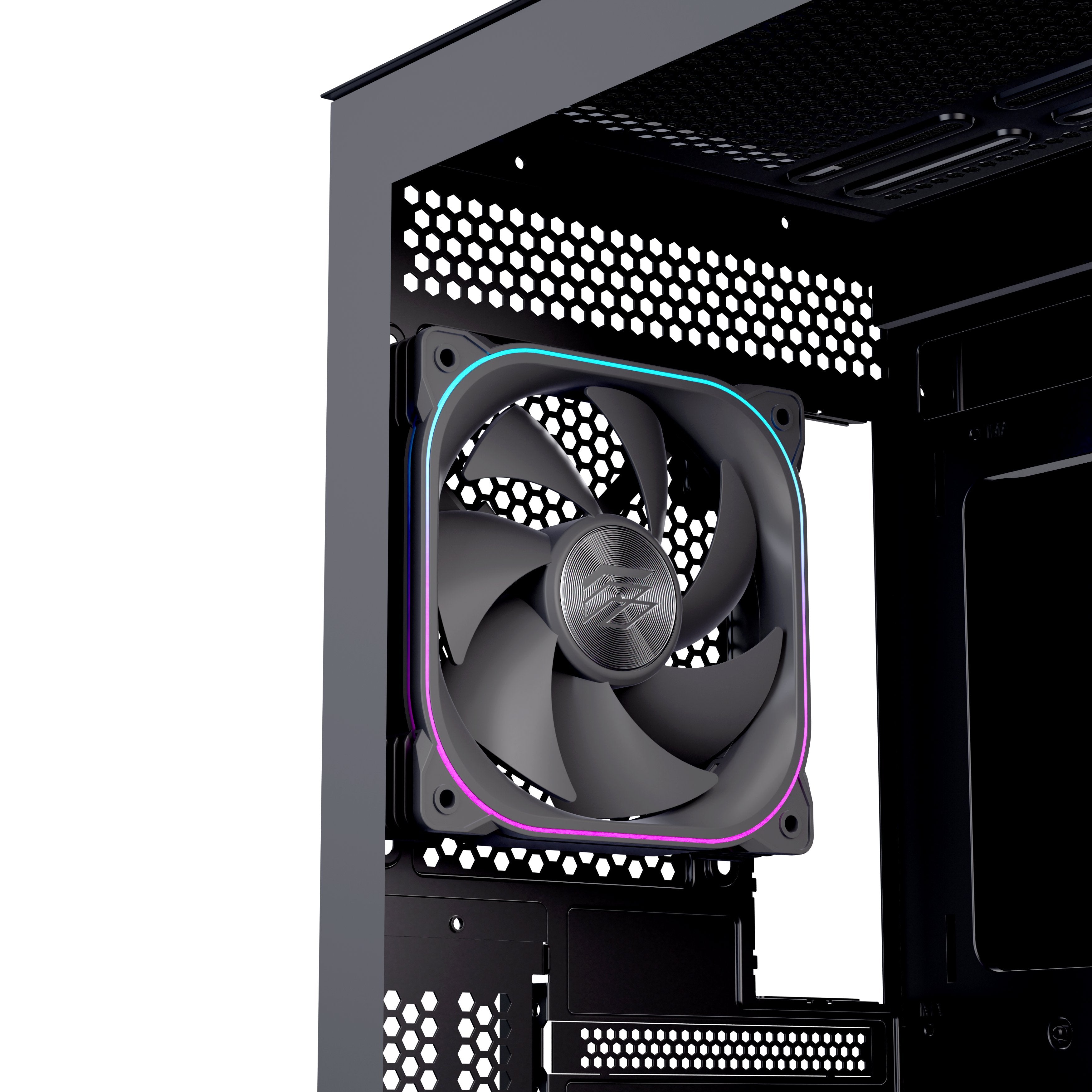 EAN 6977277360066 - Einarex EXCS-PR-51DR-B carcasa de ordenador Midi Tower Negro imagen 16