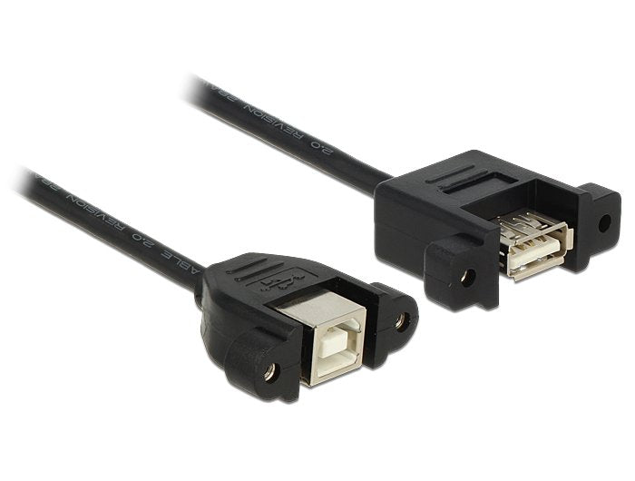 Delock Cable Usb 2.0 Typ-B Buchse Zum Einbau > Usb 2.0 Typ-A Buchse Zum Einbau 1 M