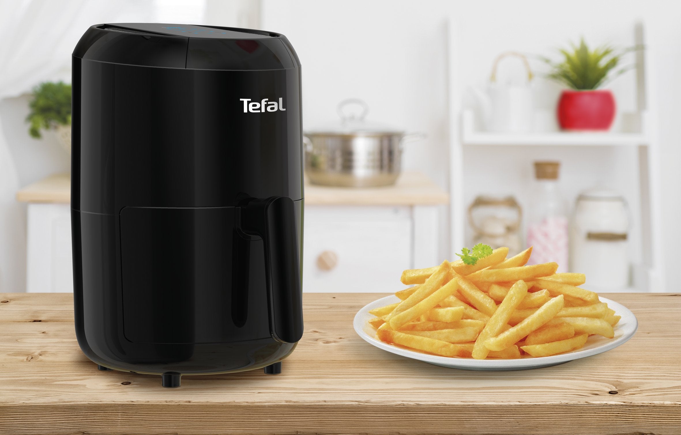EAN 3045380016064 - Tefal Easy Fry EY3018 Sencillo 1,6 L Independiente Freidora de aire caliente Negro imagen 7