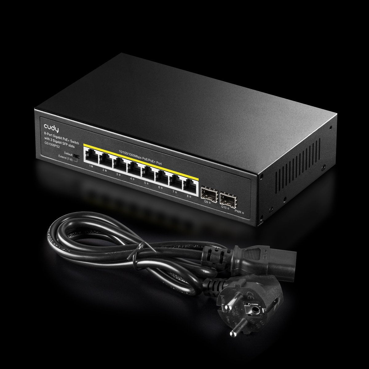 Switch Cudy 8-Port Gigabit Poe+ Switch With 2 Gigabit Sfp Slot 120w