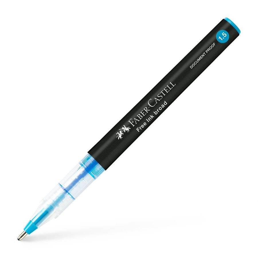Faber-Castell Free Ink Roller De Tinta Gris 1.5 Mm Color De Escritura Azul