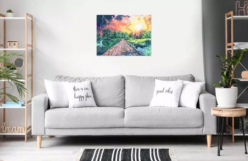 Edición De Lienzo De Ravensburger Creart - Luz Mágica, Pintura 23912