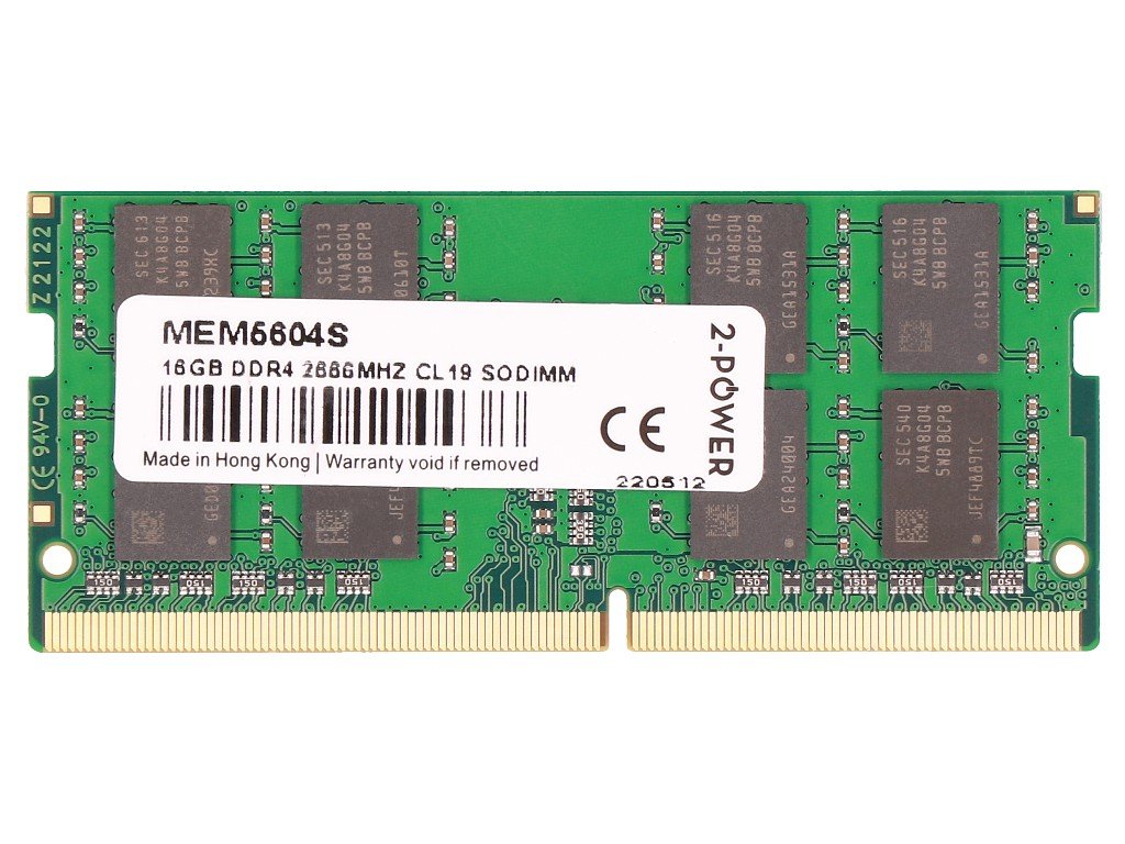 EAN 5055190114438 - 2-Power MEM5604S módulo de memoria 16 GB 1 x 16 GB DDR4 260-pin SO-DIMM imagen 1
