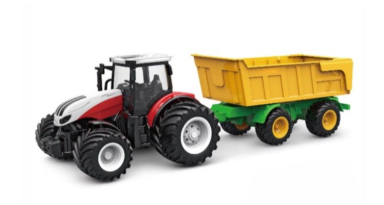 Amewi Rc Traktor Con Kipphänger Liion 500mah Blanco 6+