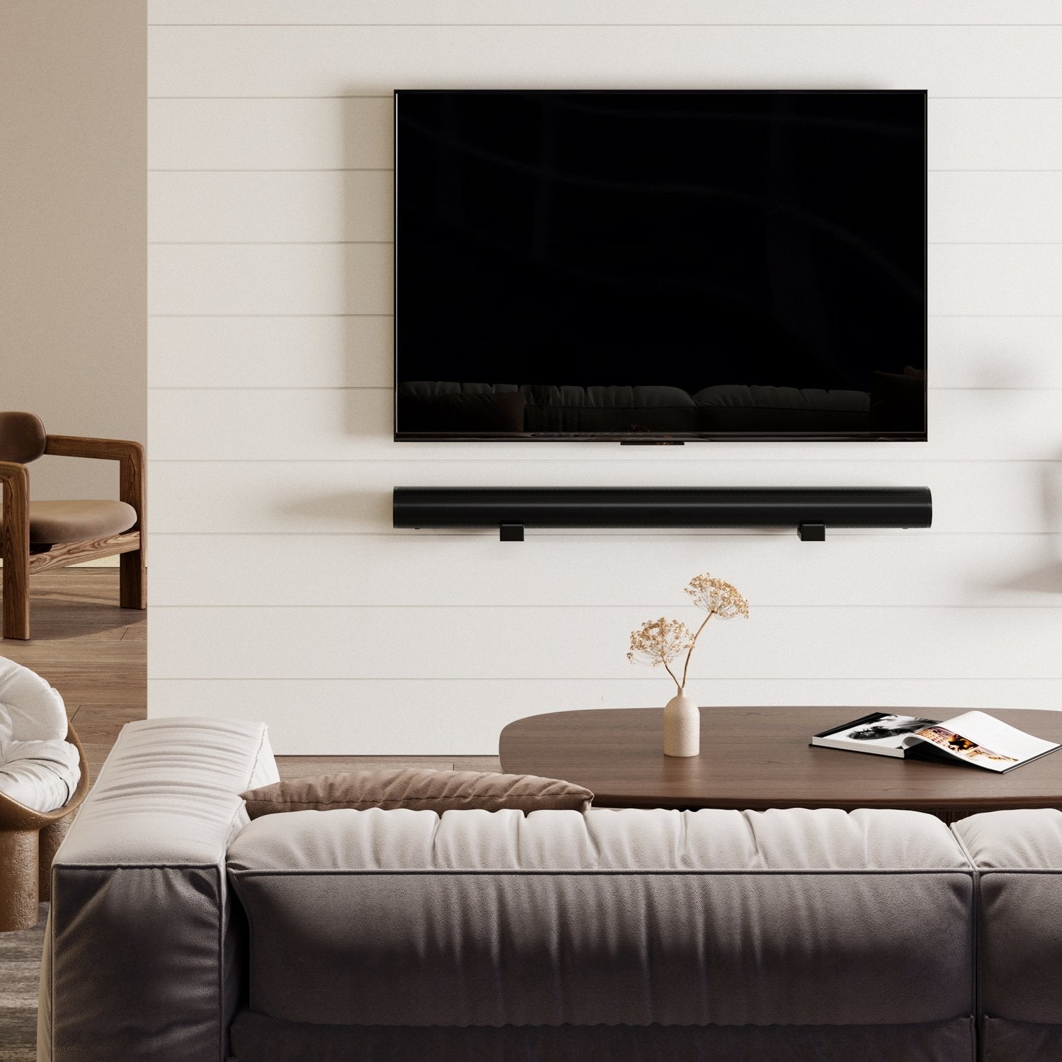 Aisens Soporte Universal De Pared Para Barra De Sonido - Negro