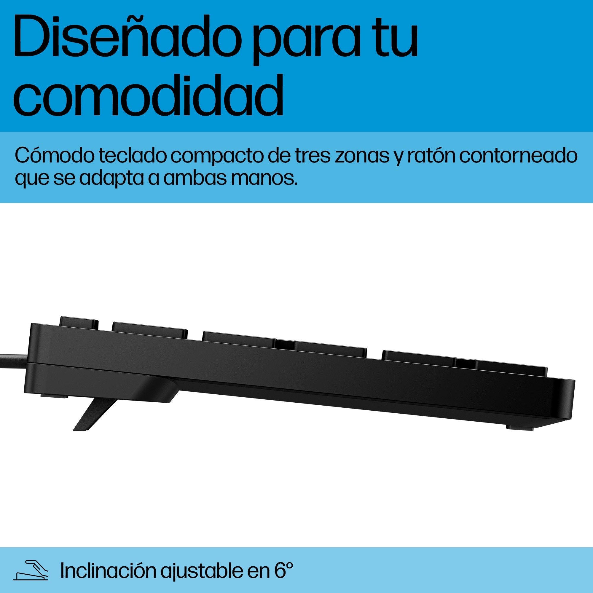 EAN 0194721887825 - HP Wired Desktop 320MK Mouse and Keyboard teclado Ratón incluido Oficina USB Negro imagen 5