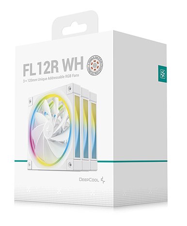 EAN 6933412785149 - DeepCool FL12R WH-3 IN 1 Carcasa del ordenador Ventilador 12 cm Blanco 3 pieza(s) imagen 6
