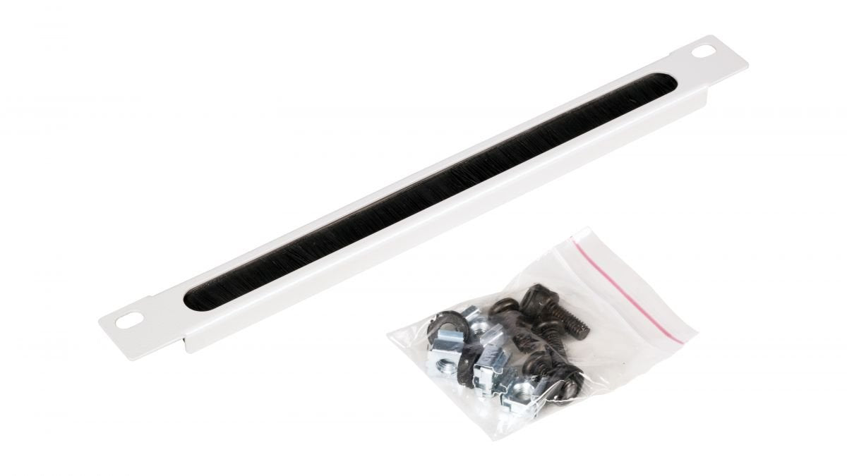 Equip 10" Cabledurchführung Con Bürmeneinsatz, 1u Gris