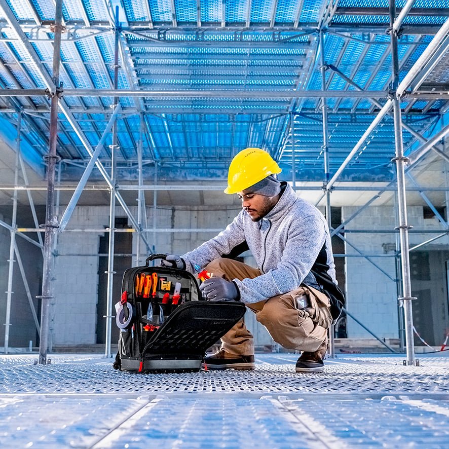 Knipex Mochila Para Herramientas Modular X18 Electric, Negro, Surtido De 22 Piezas 00 21 50 E