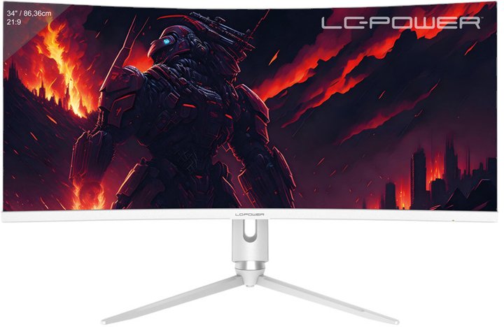 Monitor 34" Lc-Power Lc-M34-Q-C-Pro Wqhd Curved