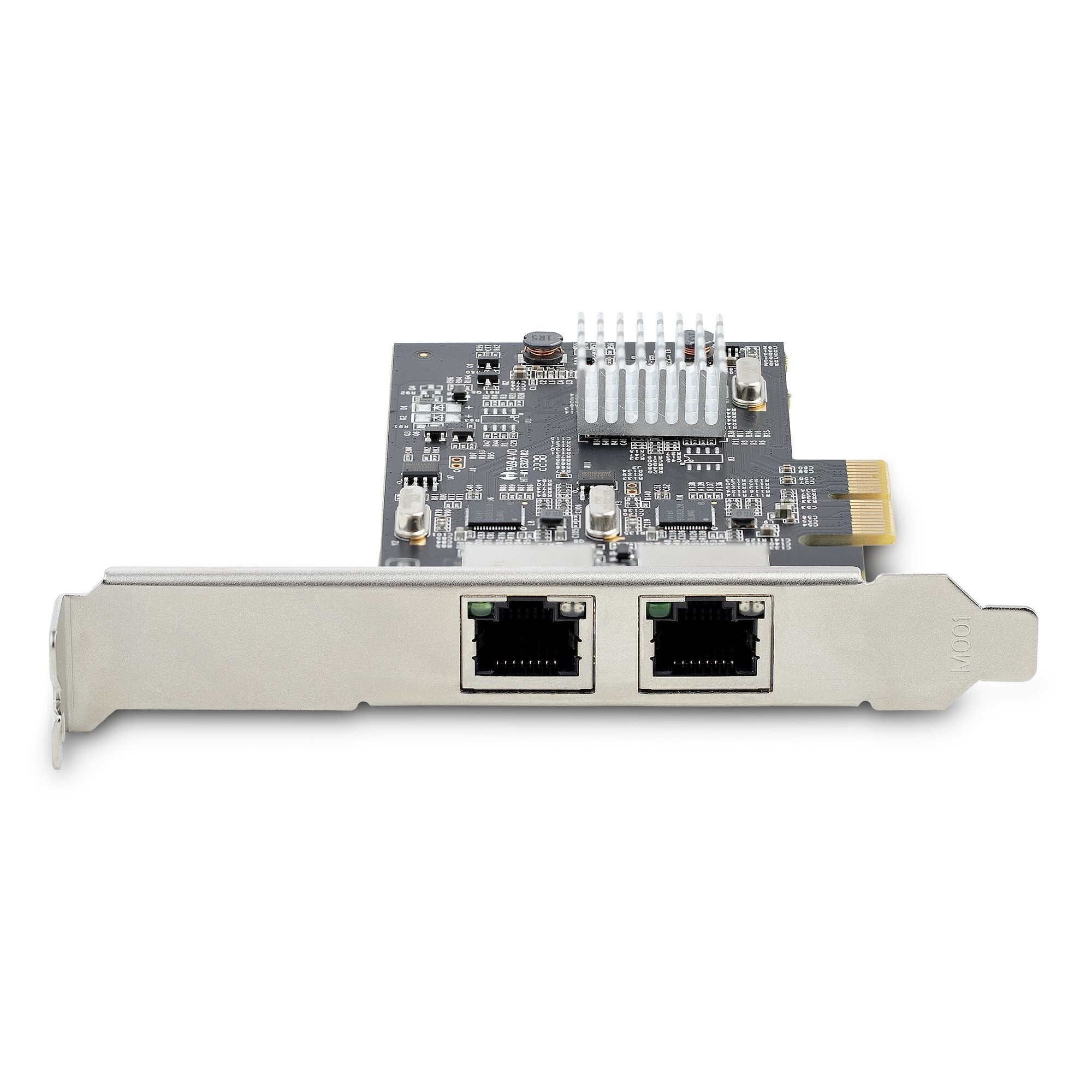 Startech.Com Tarjeta Pci Express De Red Ethernet 2 Puertos Nbase-T 2,5g - Nic I225-V - Tarjeta De Red De 2 Puertos Para Ordenador De Sobremesa - Tarjeta Pcie De Red Lan