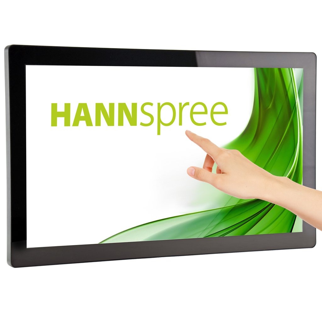 Monitor Hannspree Open Frame Ho 225 Htb 54,6 Cm (21.5") Led Full Hd Pantalla Táctil Diseño De Tótem Negro