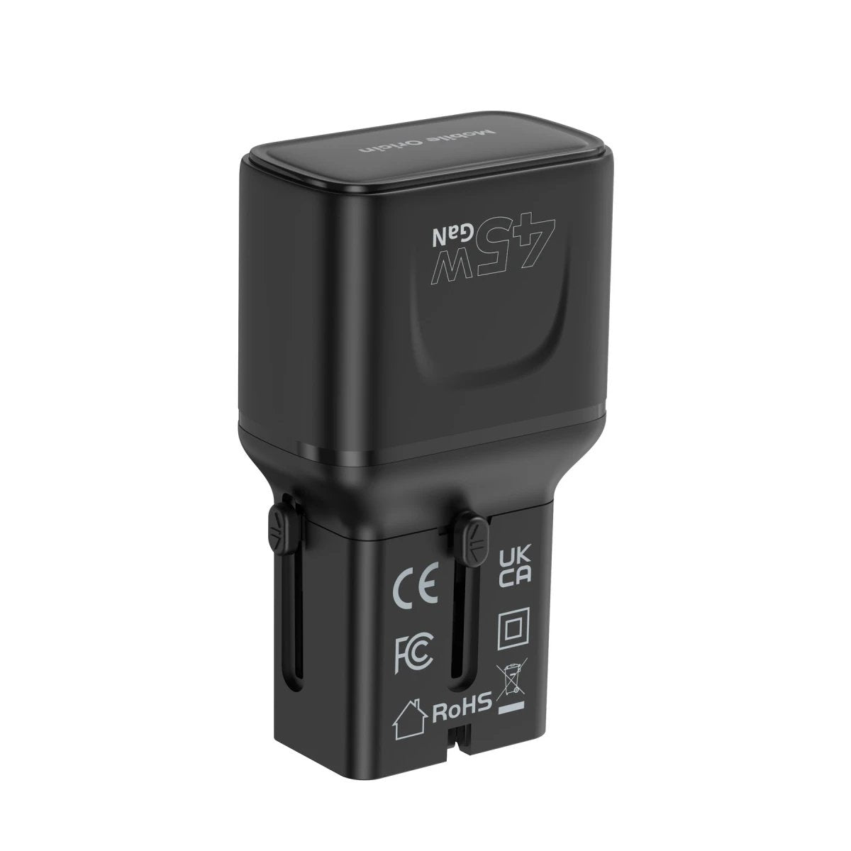 Mobile Origin 45w Travel Adapter Eu/Us/Uk/Au Pw26, Black