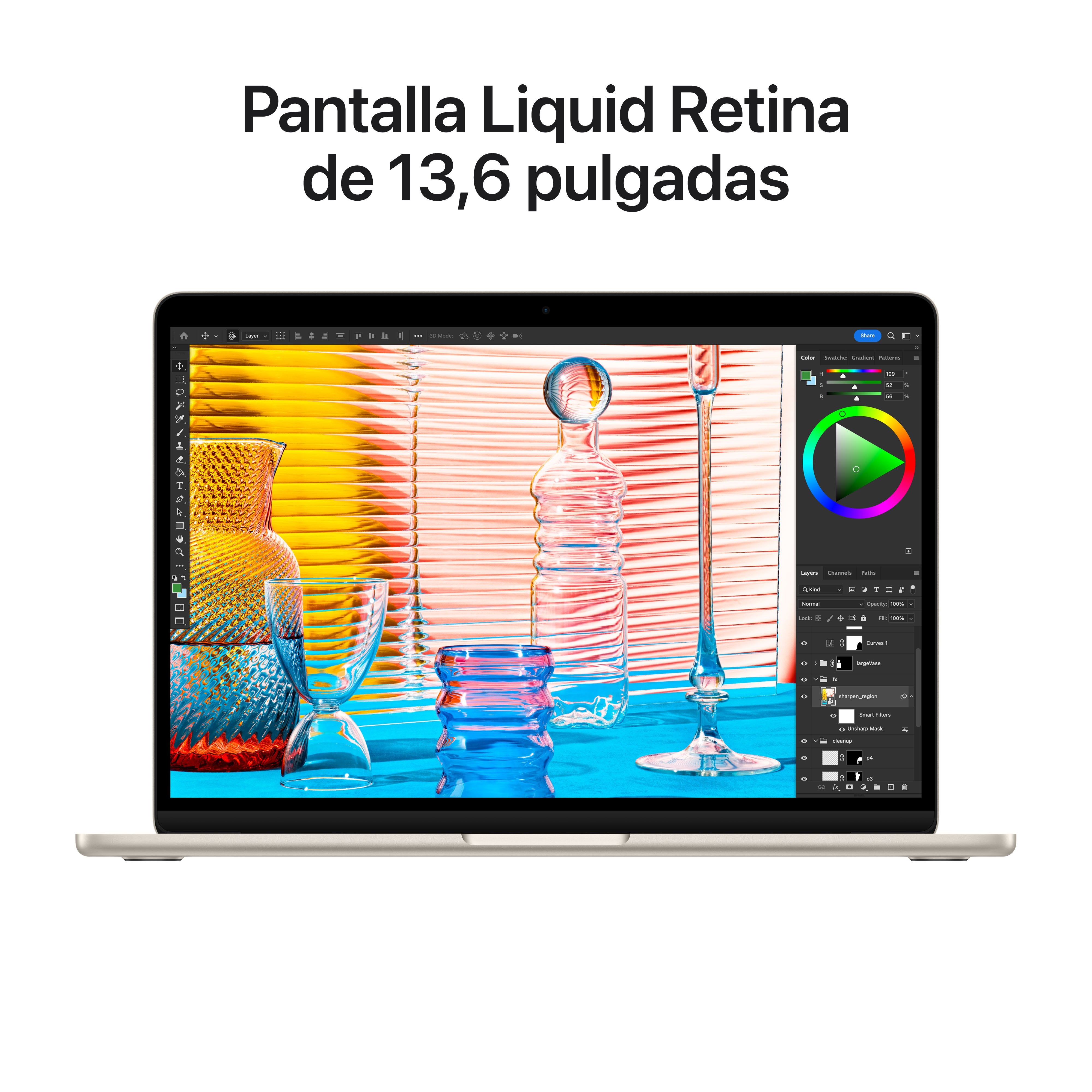 EAN 0195949900105 - Apple MacBook Air Apple M M2 Portátil 34,5 cm (13.6") 16 GB 256 GB SSD Wi-Fi 6 (802.11ax) macOS Sonoma Be imagen 5